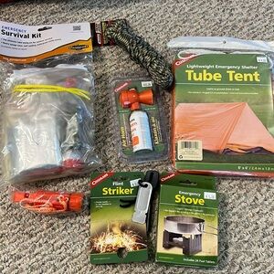 Emergency survival gear for camping